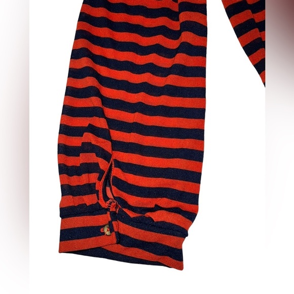 Outback Red Sheer Top navy blue & red/orange size M - Picture 3 of 10